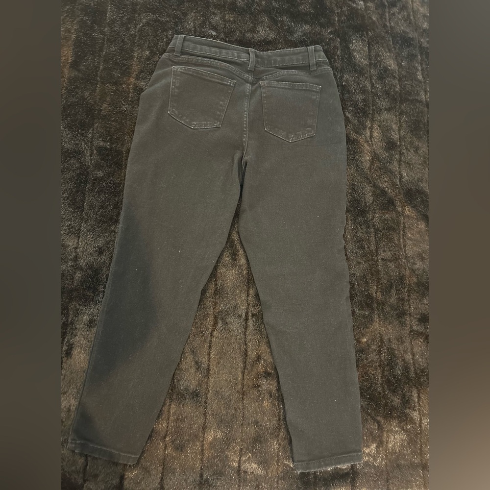Time and Tru Black Skinny Jeans Women’s Size 8 Regular Stretch Denim - Picture 5 of 5